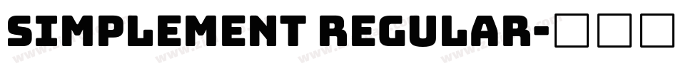 Simplement Regular字体转换